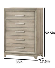 B840 Majestic Weathered Greige Bedroom Collection with Tall Panel Headboard