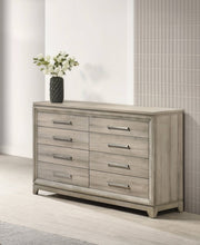 B840 Majestic Weathered Greige Bedroom Collection with Tall Panel Headboard