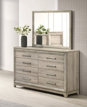 B840 Majestic Weathered Greige Bedroom Collection with Tall Panel Headboard
