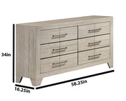 B860 Modern Rustic Gray Oak Bedroom Collection