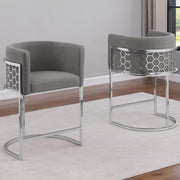 SC030-7, CH030-7, & BS030-7: Modern Teddy Fabric Chairs with Honey Comb Back Design