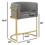 SC030-7, CH030-7, & BS030-7: Modern Teddy Fabric Chairs with Honey Comb Back Design