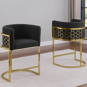 SC030-7, CH030-7, & BS030-7: Modern Teddy Fabric Chairs with Honey Comb Back Design