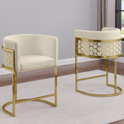SC030-7, CH030-7, & BS030-7: Modern Teddy Fabric Chairs with Honey Comb Back Design