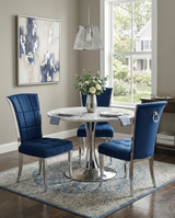 SC320 Majestic Oversized Velvet Accent Dining Chair, 40
