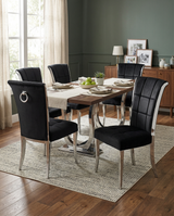 SC320 Majestic Oversized Velvet Accent Dining Chair, 40