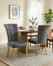 SC324 Majestic Oversized Velvet Accent Dining Chair, 40
