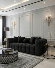 S10SL Modern Boucle Sofa and Loveseat Set, 