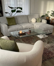 S20 Velvet Corduroy Reversible Sleeper Sectional Sofa with Pull-Out Bed, Storage Chaise and Cup Holders, L-Shaped Couch