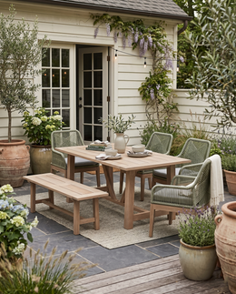 D1007D3 Outdoor Patio Dining Set, All-Weather 73