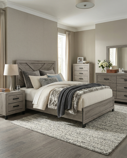 B790 🌊 COMPLETE THE COASTAL FARMHOUSE LOOK: THE ASHEN RIDGE BEDROOM SUITE
