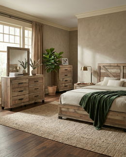 B850 🌲 COMPLETE THE MOUNTAIN LODGE LOOK: THE TIMBER HERITAGE QUEEN SUITE