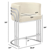 SC020-7, CH020-7, & BS020-7: Modern Teddy Fabric Chairs with Chrome Base