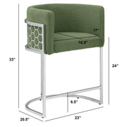 SC030-7, CH030-7, & BS030-7: Modern Teddy Fabric Chairs with Honey Comb Back Design
