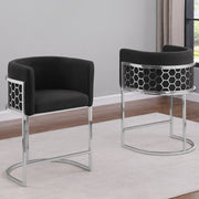 SC030-7, CH030-7, & BS030-7: Modern Teddy Fabric Chairs with Honey Comb Back Design