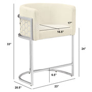 SC030-7, CH030-7, & BS030-7: Modern Teddy Fabric Chairs with Honey Comb Back Design