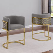 SC030-7, CH030-7, & BS030-7: Modern Teddy Fabric Chairs with Honey Comb Back Design