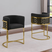 SC030-7, CH030-7, & BS030-7: Modern Teddy Fabric Chairs with Honey Comb Back Design