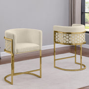 SC030-7, CH030-7, & BS030-7: Modern Teddy Fabric Chairs with Honey Comb Back Design