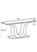 CT320 - 2 White Marble Coffee Table Set With Gold Stainless Steel Base by Quality Living Furniture