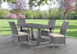 Large Outdoor Patio Dining Set, 96.5
