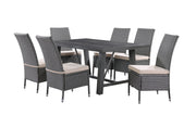 D1000D7 Outdoor Patio Dining Set, All-Weather 76.5