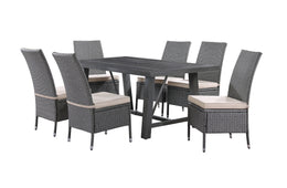 D1000D7 Outdoor Patio Dining Set, All-Weather 76.5