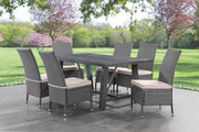 D1000D7 Outdoor Patio Dining Set, All-Weather 76.5