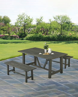 D1004D3 Outdoor Patio Dining Set, All-Weather 73