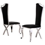 D14-SC, SC34-36: Velvet Dining Chairs by Quality Living Furniture