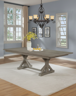 Traditional Extendable Dining Table With 18 Inch Extension Leaf by Quality Living Furniture
