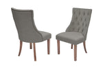 Extendable Walnut Dining Table Set | Beige or Gray (D42) by Quality Living Furniture