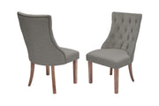 Extendable Walnut Dining Table Set | Beige or Gray (D42) by Quality Living Furniture
