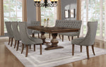 Extendable Walnut Dining Table Set | Beige or Gray (D42) by Quality Living Furniture