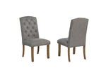 Traditional Trestle Dining Set with Upholstered Chairs (D700 D701) by Quality Living Furniture