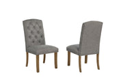 Traditional Trestle Dining Set with Upholstered Chairs (D700 D701) by Quality Living Furniture