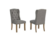 Traditional Trestle Dining Set with Upholstered Chairs (D700 D701) by Quality Living Furniture