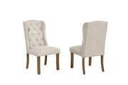 Traditional Trestle Dining Set with Upholstered Chairs (D700 D701) by Quality Living Furniture