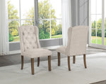 Button Tufted Upholstered Dining Chairs (D700 & D701) by Quality Living Furniture