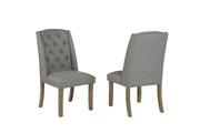 Traditional Solid Wood Trestle Dining Set With Upholstered Chairs (D702 D703) by Quality Living Furniture