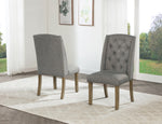 Traditional Tufted Dining Chairs with Nailhead Trim (D702 & D703) by Quality Living Furniture