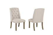 Traditional Solid Wood Trestle Dining Set With Upholstered Chairs (D702 D703) by Quality Living Furniture
