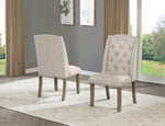 Traditional Tufted Dining Chairs with Nailhead Trim (D702 & D703) by Quality Living Furniture
