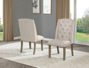 Traditional Tufted Dining Chairs with Nailhead Trim (D702 & D703) by Quality Living Furniture