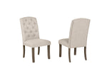 Traditional Solid Wood Rectangular Trestle Dining Set With Chairs by Quality Living Furniture
