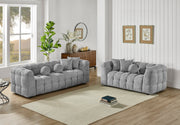 S10-SL Modern Boucle Sofa and Loveseat Set, 