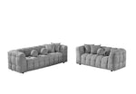 S10-SL Modern Boucle Sofa and Loveseat Set, 
