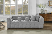 S10-SL Modern Boucle Sofa and Loveseat Set, 