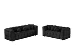 S10-SL Modern Boucle Sofa and Loveseat Set, 