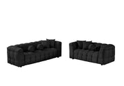 S10-SL Modern Boucle Sofa and Loveseat Set, 